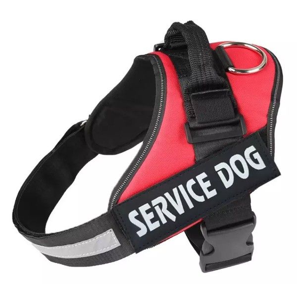 Service Dog Harness Red Vest