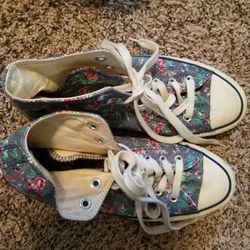 Flowery Sneakers. 