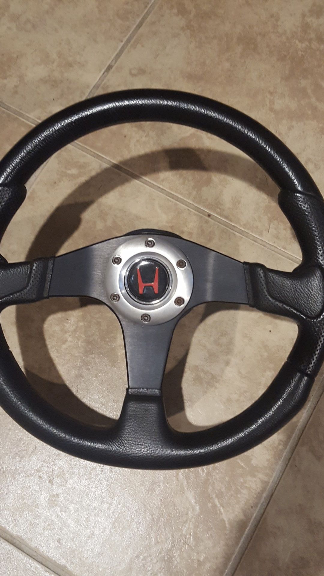 Steering wheel real momo civic