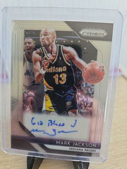 Pacers  Mark Jackson  Certified  Autograph  Card