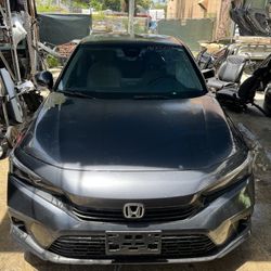 CIVIC FRONT END PARTS BUMPER FENDER RADIATOR SUPPORT DOOR LIGHTS