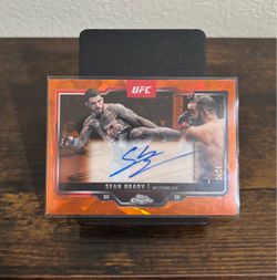 Sapphire UFC Sean Brady Auto Orange /25