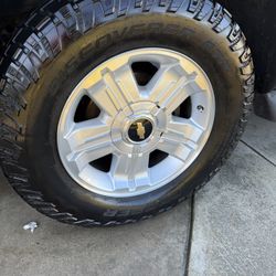 18” Chevy Stocks Wheels And Tires 