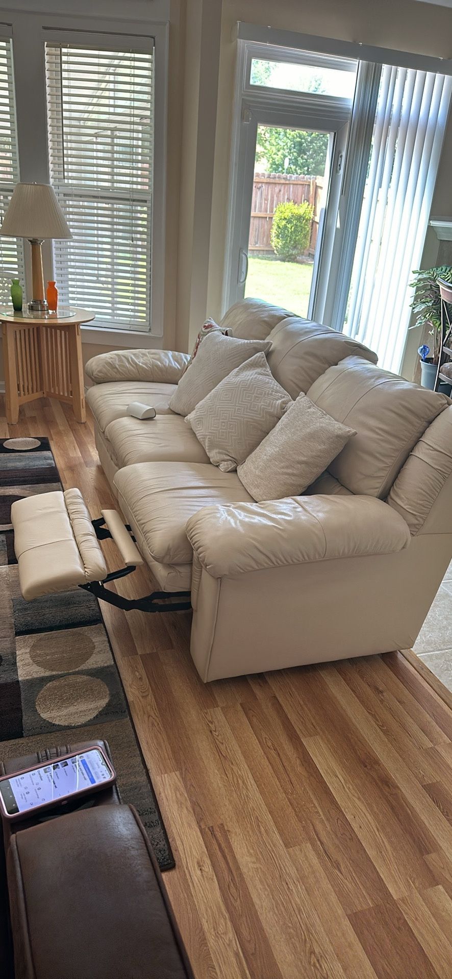 Beige sofa