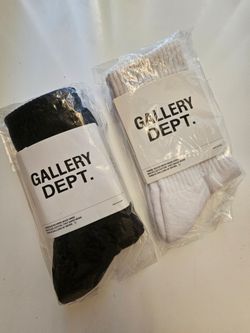 Gallery Dept Socks Black/White 2 pairs