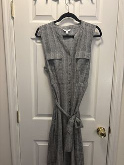 Gray Patterned Dress 