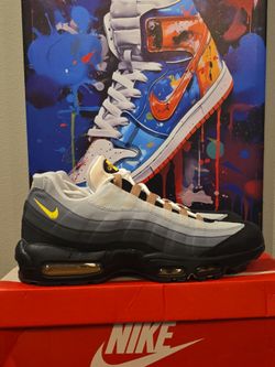 Nike Air Max 95 Icons Yellow Strike Men's Size 12 DX4236-100