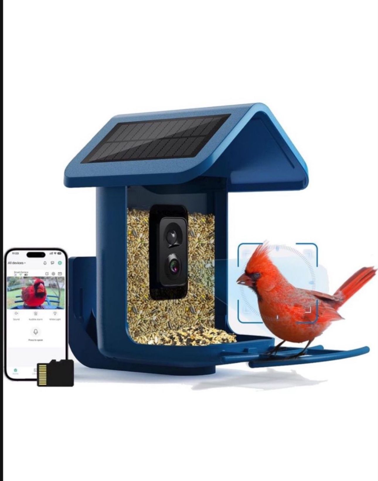 Bird Feeder with Camera Wireless Outdoor Smart Bird Feeder Camera