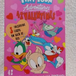 Vintage Looney tunes tiny toon 42 valentine cards with envelopes