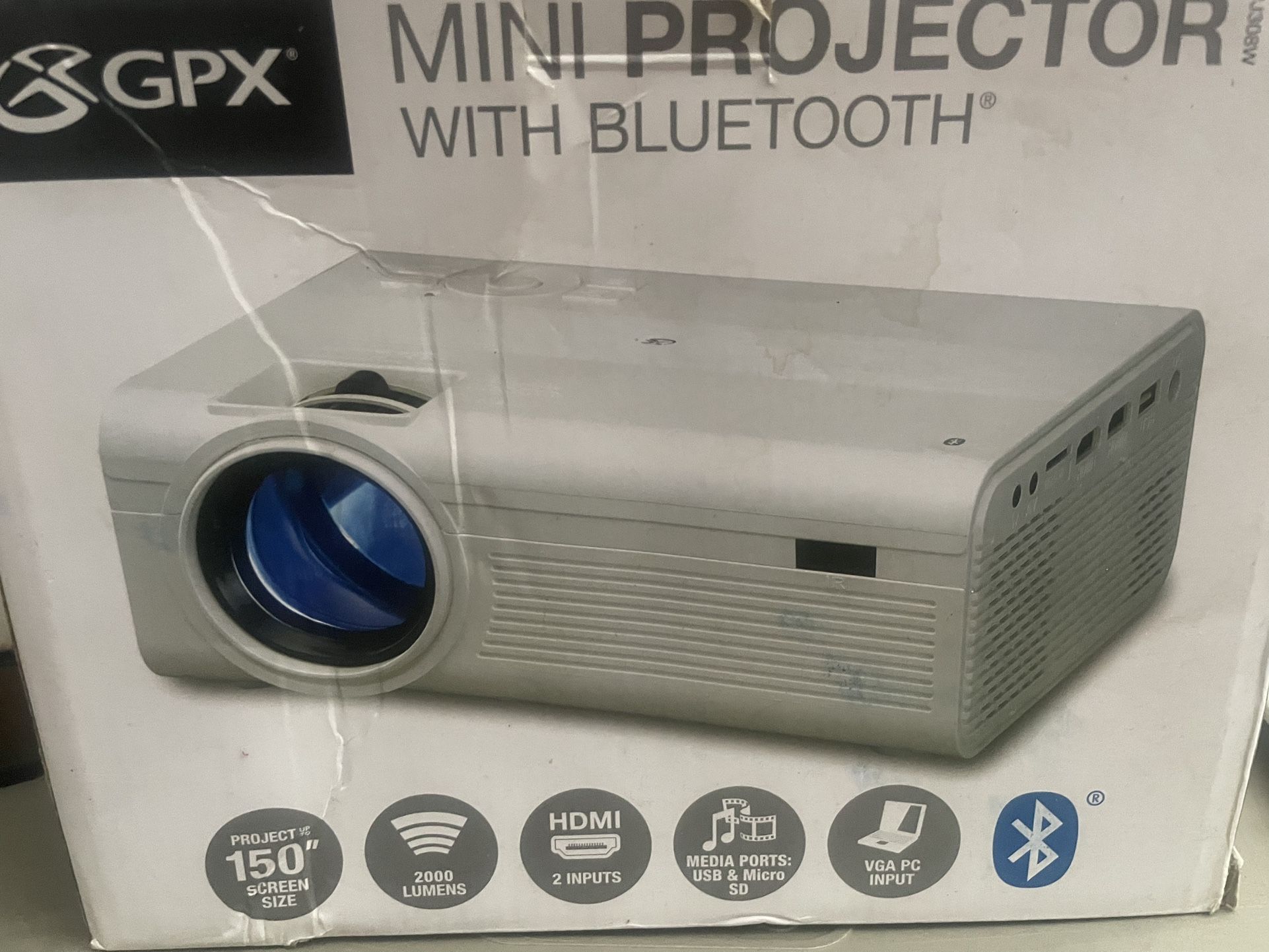 Mini Projector With Bluetooth