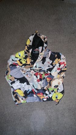 Members Only Looney Tunes All-Over Print Hoodie Jacket