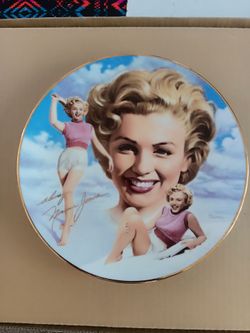 Norma Jeane The Girl Next Door Collectors Plate