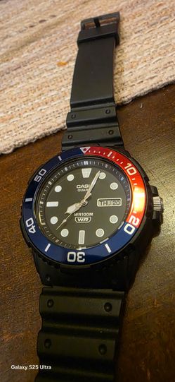 Casio pepsi diver watch