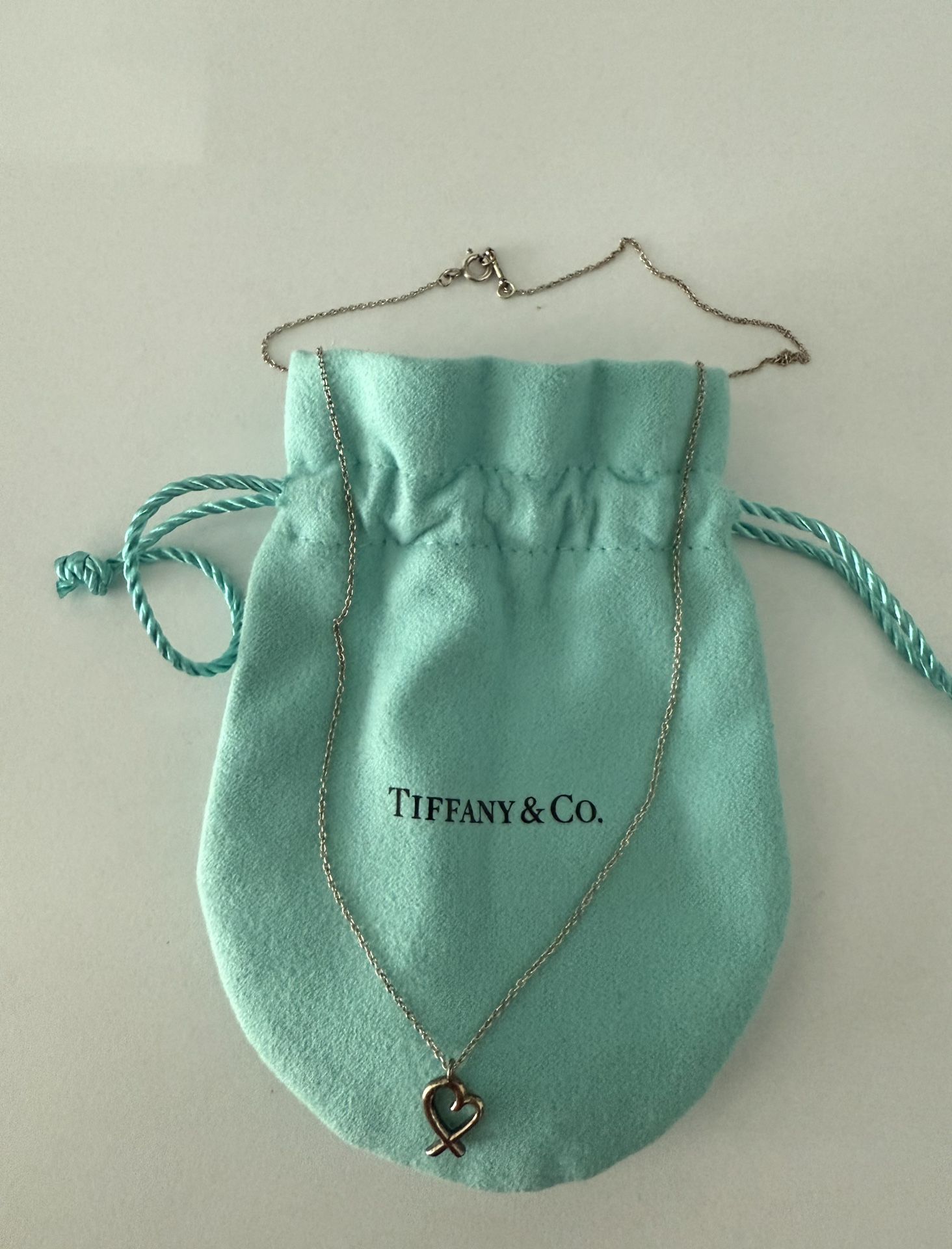 Tiffany & Co. Silver Heart Necklace