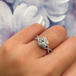 Moissanite Ring Size 5 (New)