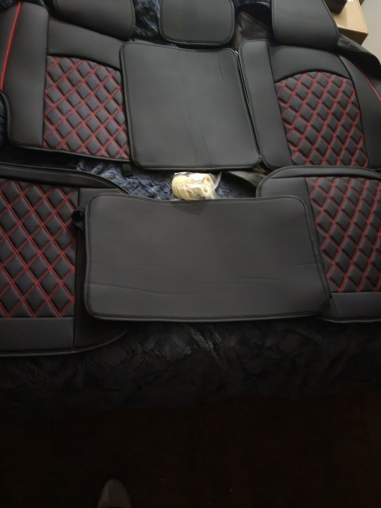 Universal Faux Leather Rear Seat Covers