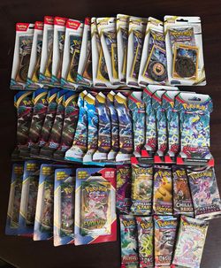 Pokémon Sword & Shield - Scarlet & Violet - Mega Evolution Booster Pack Lot (READ DESCRIPTION)