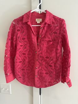 Pink Button Up Shirt - XS
