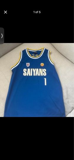 Dragon Ball Z Saiyans Basketball Jersey XL