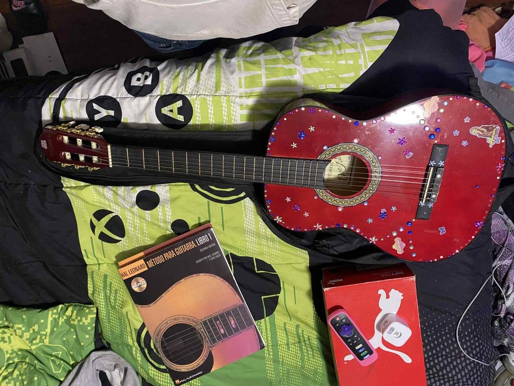 Red Classic Guitar