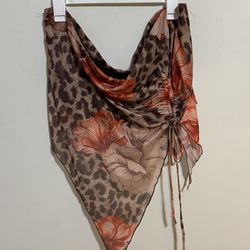 SHEIN Curve 4XL Multicoloured Patterned Top