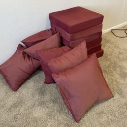 Set Of 6 Patio Cushions 