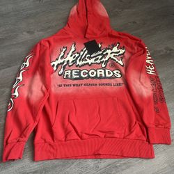 Hell Star “Is This What Heaven Sounds Like” Hoodie Red