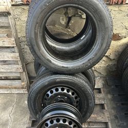 4- BRIDGESTONE RADIAL / 2- MICHELIN DEFENDER 