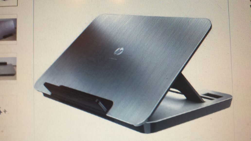 HP Notebook Stand and USB Media Docking Station with Cables