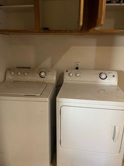 Washer and electric dryer