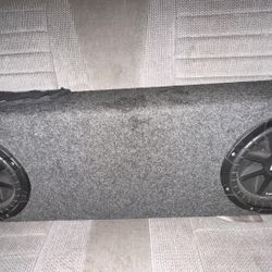 10’ Kickers 4ohm  & Kenwood Deck 