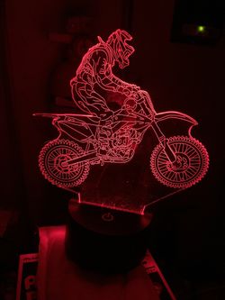 3D Night Light , Motorcycle