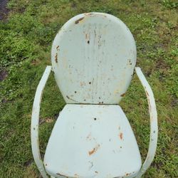 Spring steel, vintage chair.