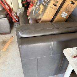 Premium Real Leather Sectional Couch