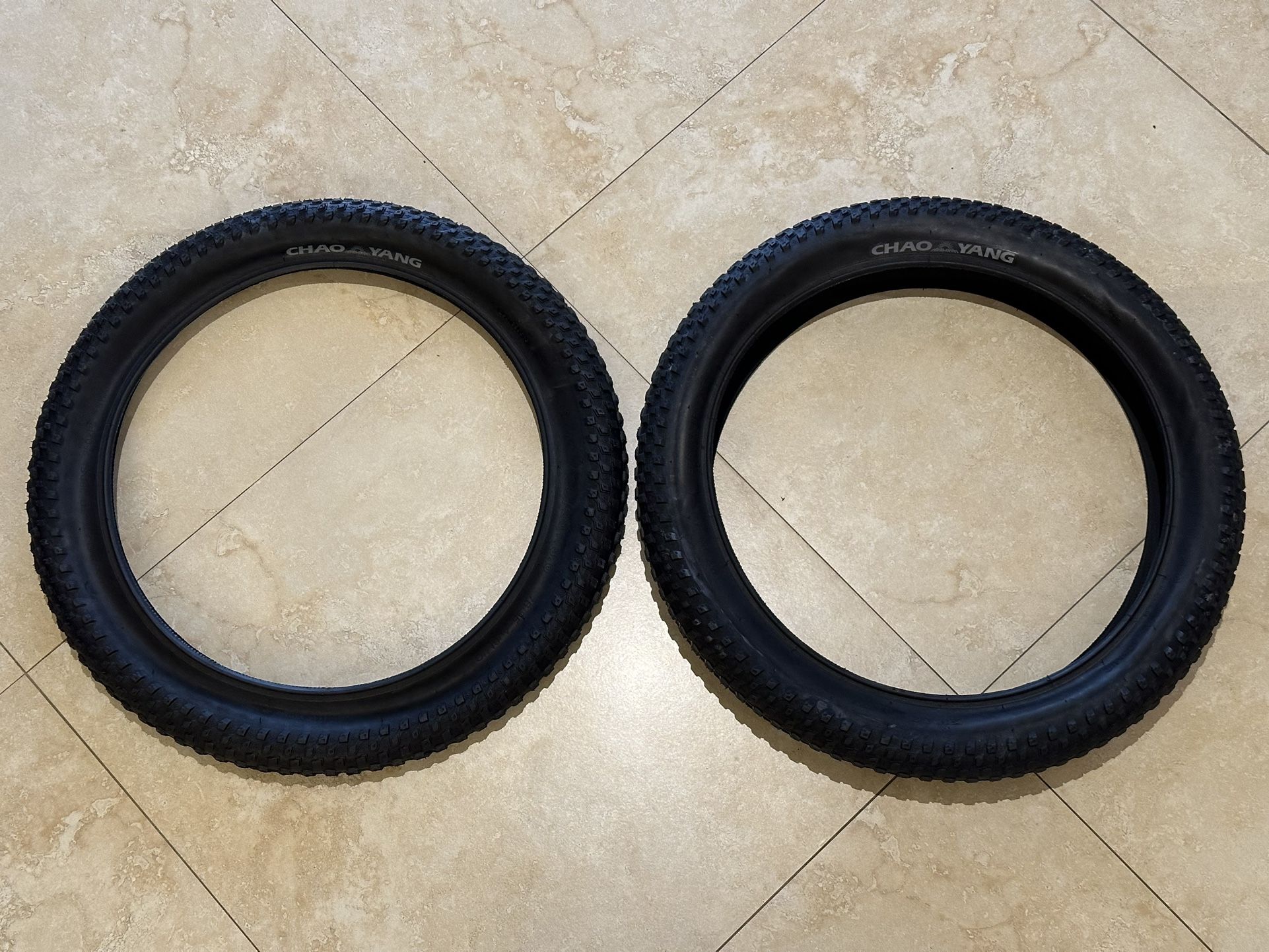 Chao Yang 20x3.0 Bicycle Tires (2) NEW