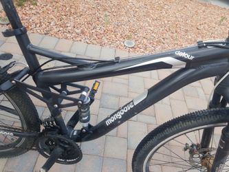 26 Inch Men s Mongoose Detour Full suspension Mountain Bike for Sale in Chandler AZ OfferUp