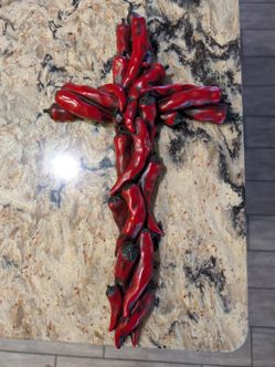 Chili pepper crucifix