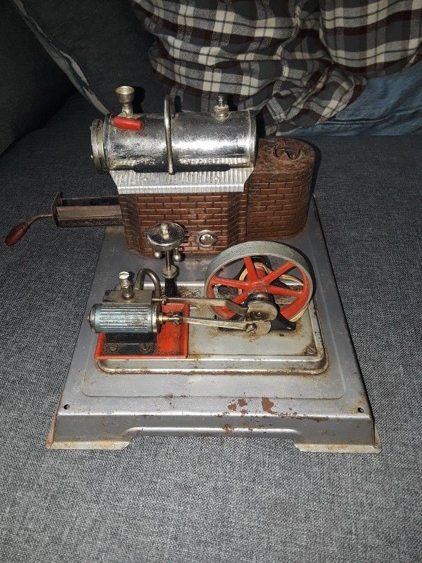 Made In Germany Steam Engine Toy For Restoration 