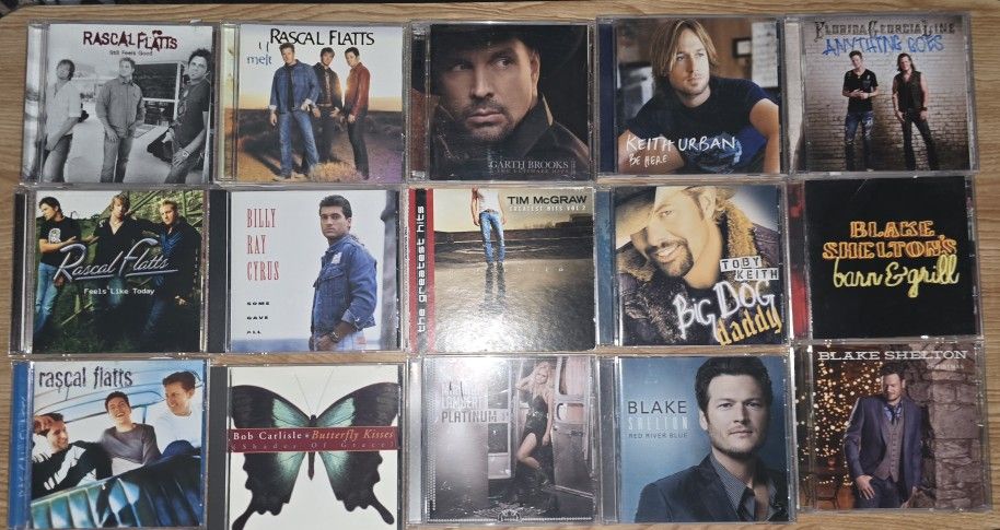 15 CD Country LOT: Garth Brooks/Blake Shelton/Rascal Flatts/Toby Keith Urban