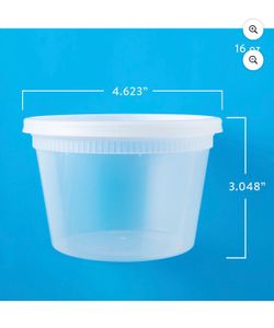 Deli Container with Lid 16 oz., 200 ct.