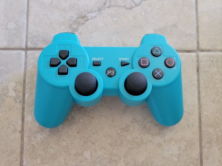 PS3 Controller - Turquoise - Playstation 3 - Wireless - Bluetooth 