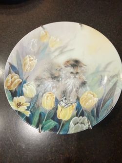 Vintage Springtime Oasis Plate By Lily Chang  Petal Pals plate