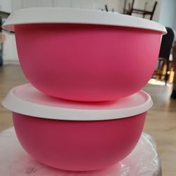Pink Tupperware