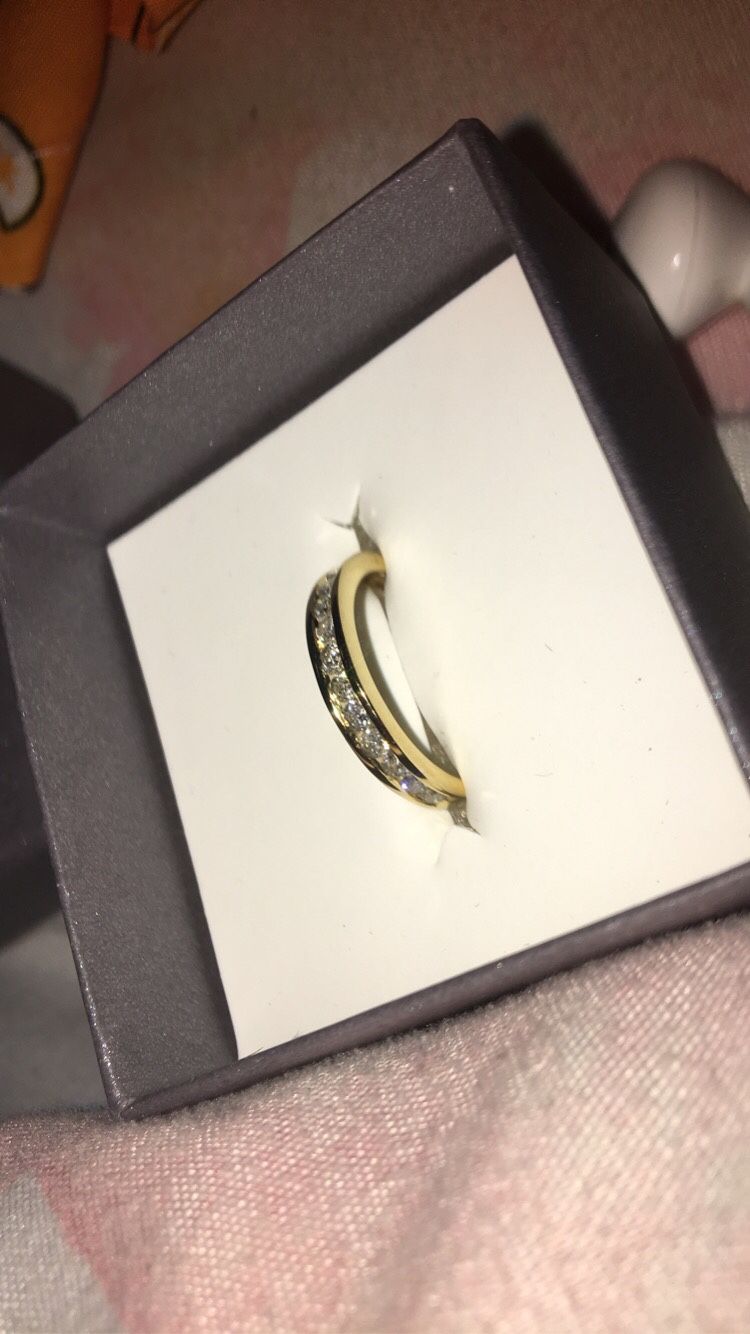 10k Gold Channel Ring