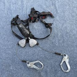 MSA V-EDGE Dual SRL Fall Protection System w/ Full Body Harness – Professional Safety Gear