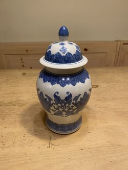 Blue Decorative Jar