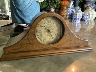 Wood Mantel Clock