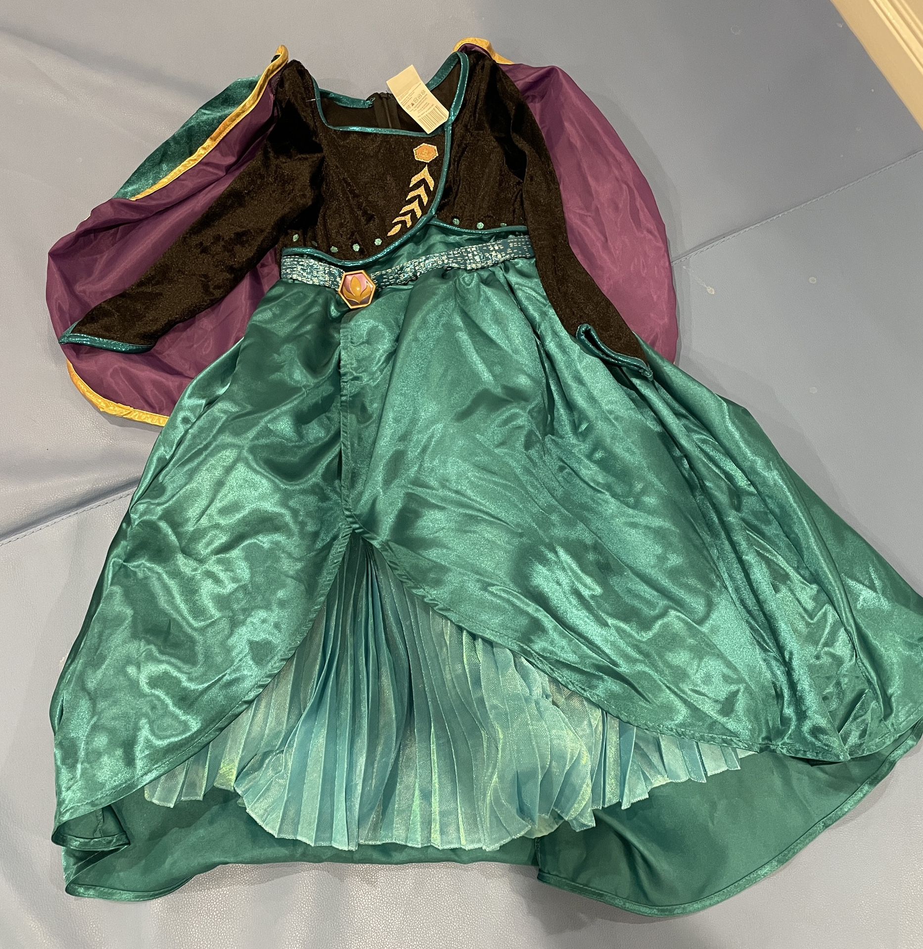 Disney Frozen 2 Anna Deluxe Kids XS (3/4T) Halloween Costume Dress Up