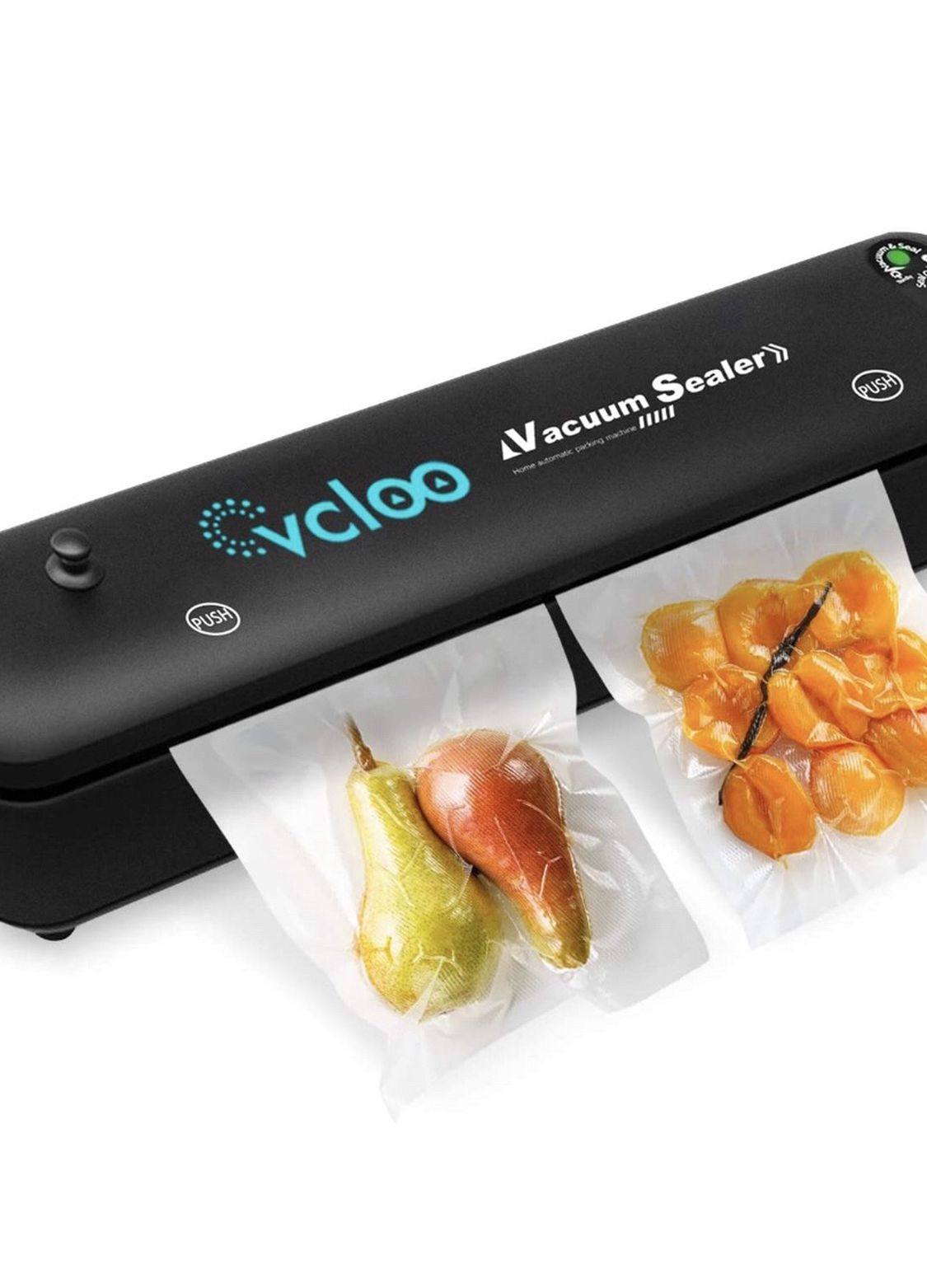 Vacuum Sealer Machine Air Sealing System For Food Preservation, Automatic Food Sealer with Dry Food Modes