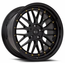 VORS VR8 18x8 5x114.3 +35 Black